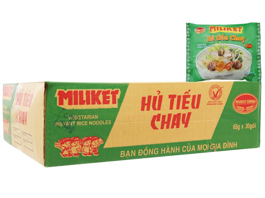 Hủ tiếu Chay Miliket thùng
