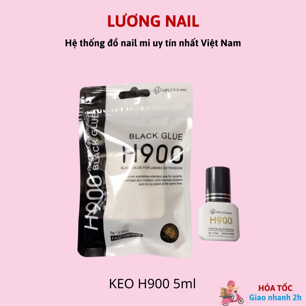 Keo nối mi H900 kháng nước độ bền cao khô 1-2s