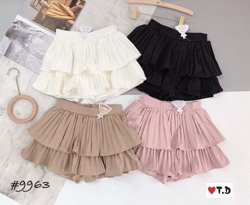 Chân váy xếp li bèo 2 dễ mix đồ