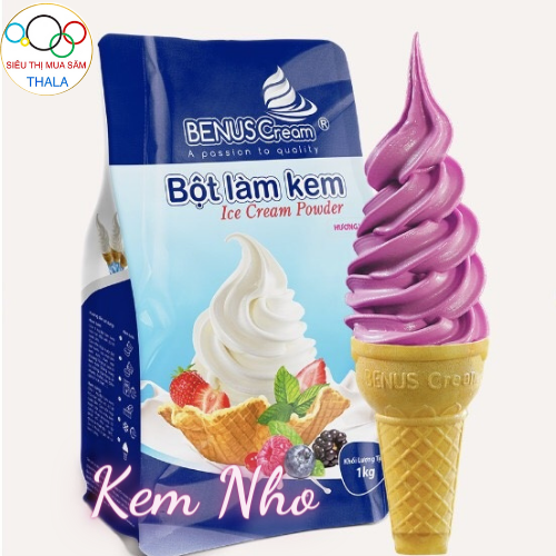 Bột làm kem tươi - Kem Nho