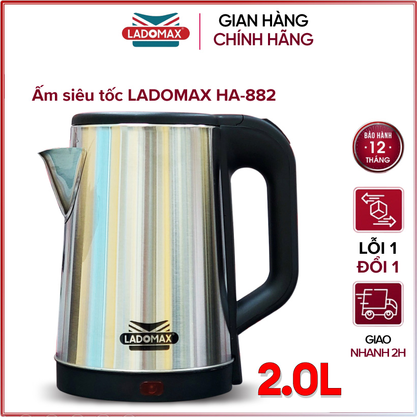 Ấm đun siêu tốc 2 lít ladomax ha-882