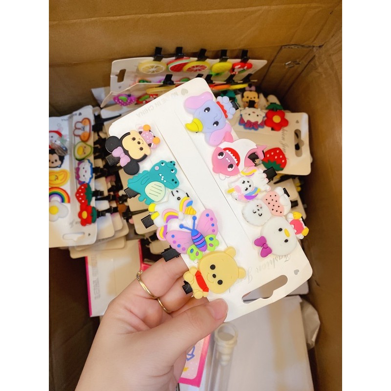 Vỉ kẹp tóc cute cho bé