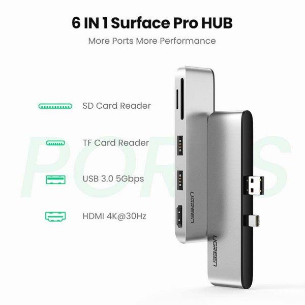 Cổng chuyển surface pro ugreen 70338
