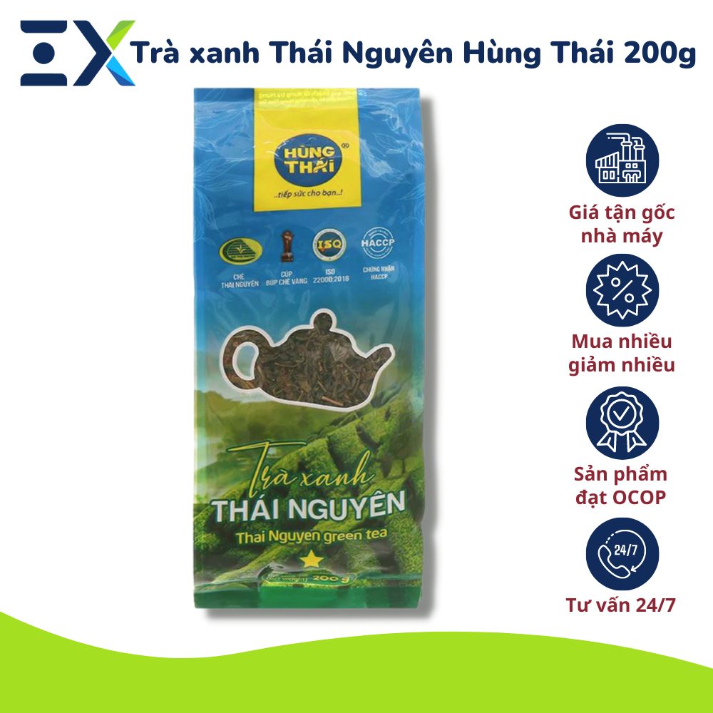 Premium Thai Nguyen Green Tea Hung Thai Brand