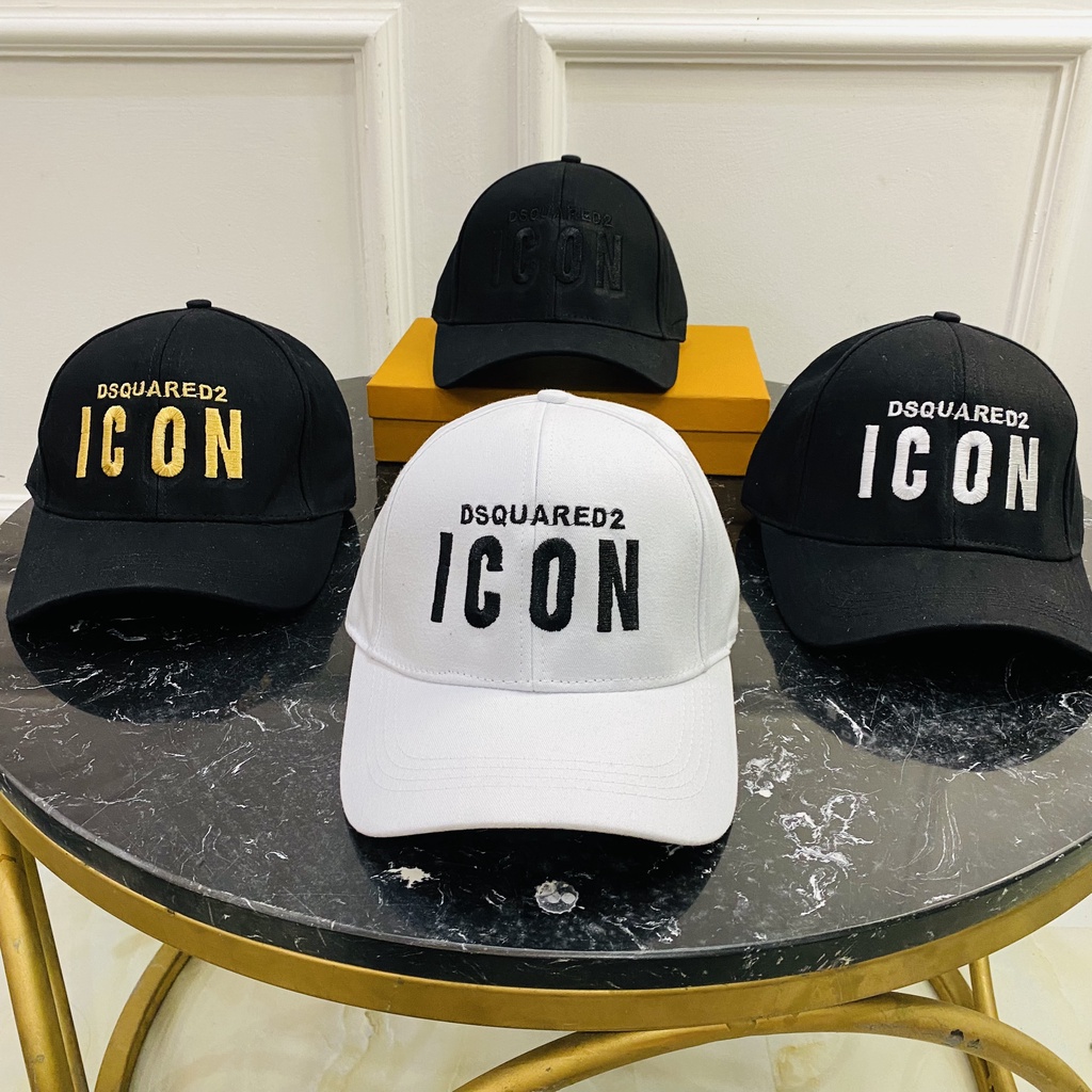 [TRÙM NÓN] Mũ lưỡi trai thêu chữ DSQUARED ICON - Nón kết DSQ phong cách Ulzzang form unisex dành cho cả nam và nữ, VP235
