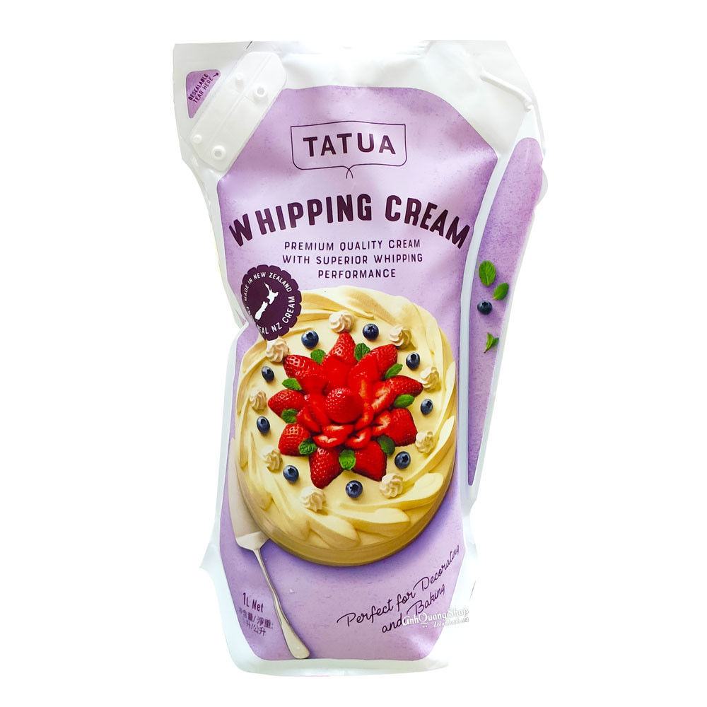 Kem sữa whipping cream tatua 1l ta0102