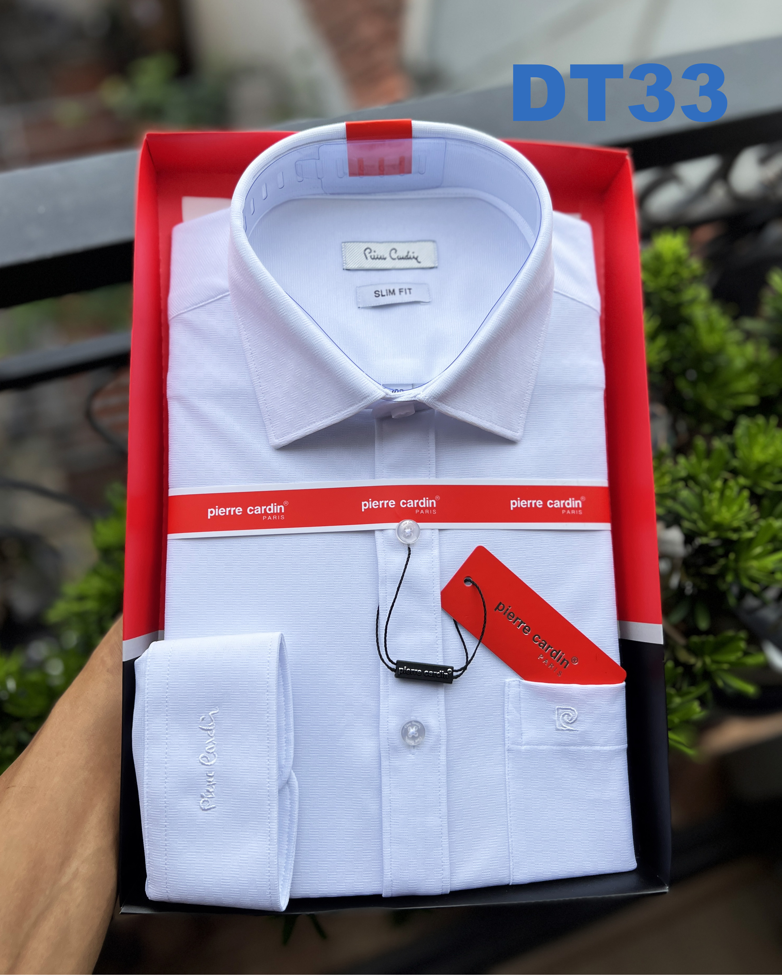  Áo Sơ Mi Nam Sơ Mi Trắng Dài Tay Sơ Mi Nam Pierre Cardin Chính Hãng Hàng Xuất Dư Xịn Mẫu Hàn Quốc 