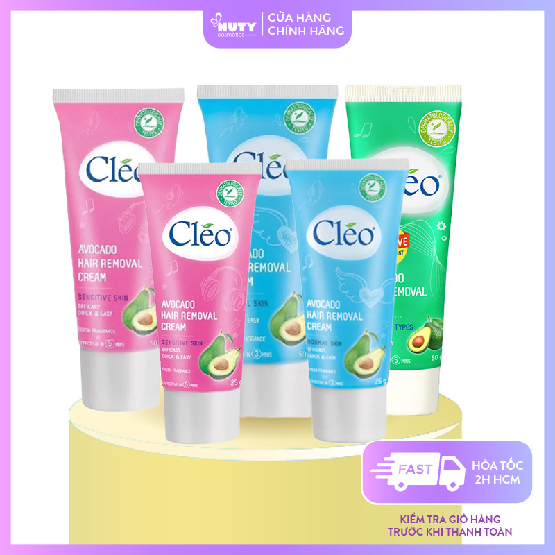 Kem Tẩy Lông Cleo Chiết Xuất Từ Bơ Cleo Avocado Hair Removal Cream