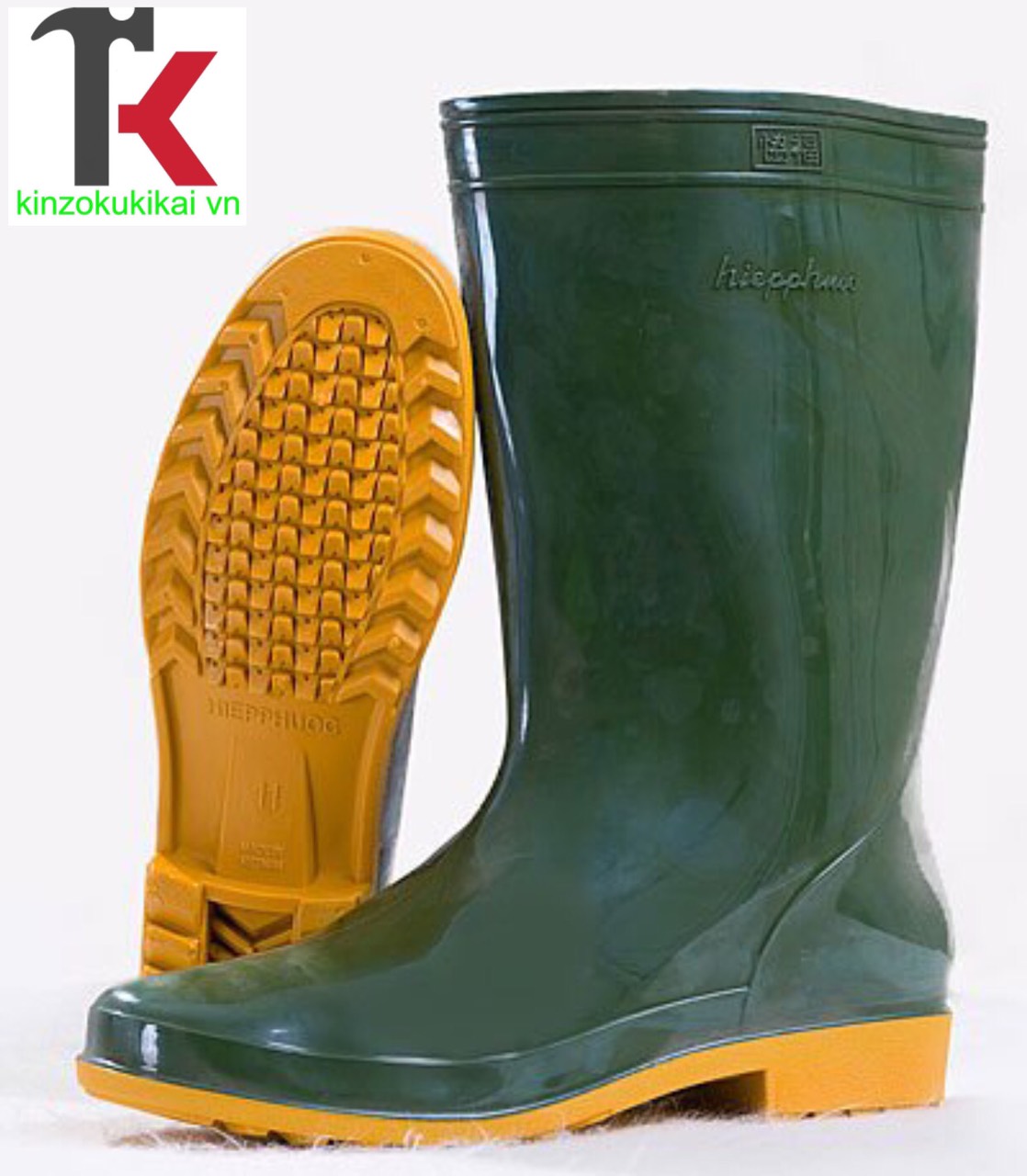 Ủng Cao Su Chống Nước Hiệp Phước, Ủng Bảo Hộ 2 Màu Xanh Rêu, Xanh Đậm, Nho Chất Lượng Cao Giá Rẻ Npp.