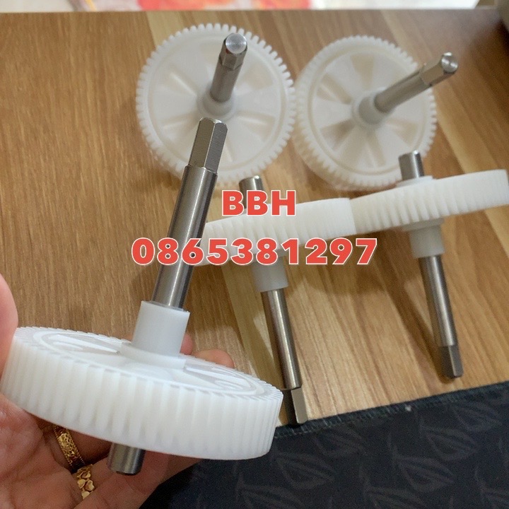 Trục bánh răng máy ép chậm savtm je07- phụ kiện bh
