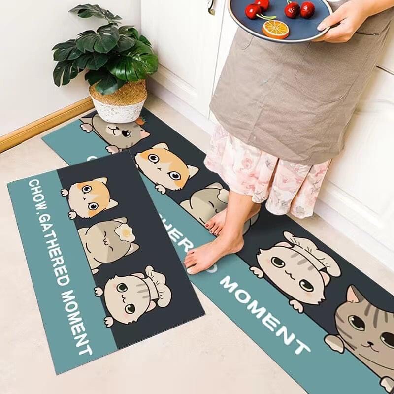 [HCM][NHIỀU MẪU] BỘ 2 TẤM THẢM BẾP 3D TRẢI SÀN CHỐNG TRƯỢT PHONG CÁCH CHÂU ÂU SANG CHẢNH - THẢM CHÙI CHÂN LÓT SÀN NHÀ TẮM NHÀ VỆ SINH TIỆN LỢI - THẢM TRANG TRÍ PHÒNG KHÁCH CỰC ĐẸP