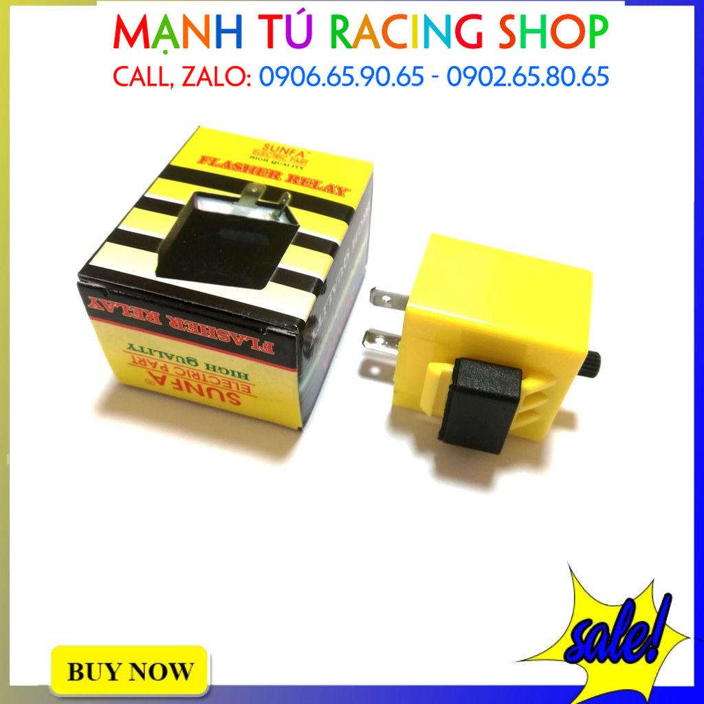 Cục chớp xi nhan điện tử cho moto xe máy Winner X Ex 150 Winner Wave Sirius AB Vario...