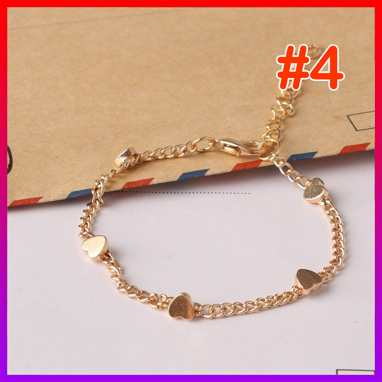 Hcm vòng tay/lắc chân cỏ 4 lá may mắn kèm chuông - nhshop
