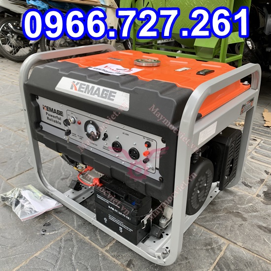 Máy phát điện chạy xăng đề nổ 5kw