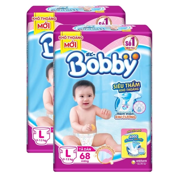 Tã dán cao cấp bobby size s/m/l