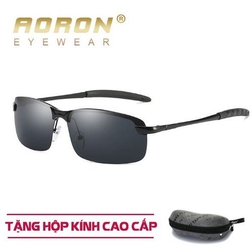 [Tặng kèm hộp fullbox] Mắt kính thời trang nam cao cấp AORON, Gọng kính gấp nhỏ gọn, tiện dụng - Tròng kính chống tia UV