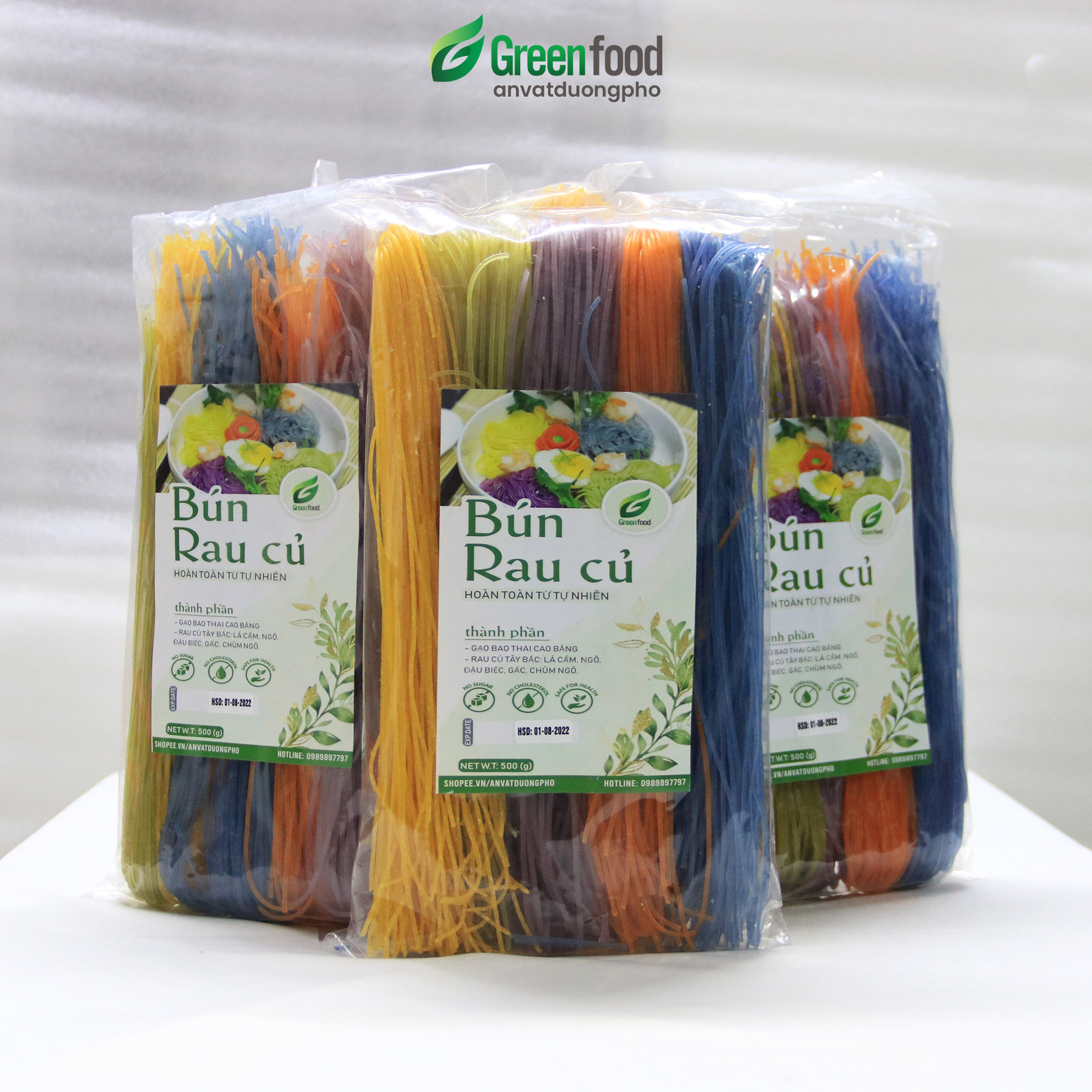 Bún rau củ | bún ăn kiêng | bún khô ngũ vị rau củ tây bắc