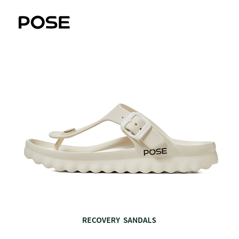 【New Arrival POSE Mango Slipper nữ Dép xỏ ngón thiết kế cổ điển lấy cảm hứng từ dây đeo vai có thể điều chỉnh hỗ trợ vòm chắc chắn P3249703