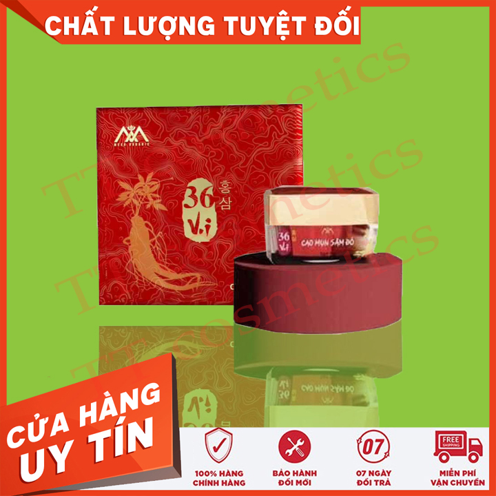 [100% Chính Hãng] cao mụn sâm đỏ 36 vị hủ 15gr full size