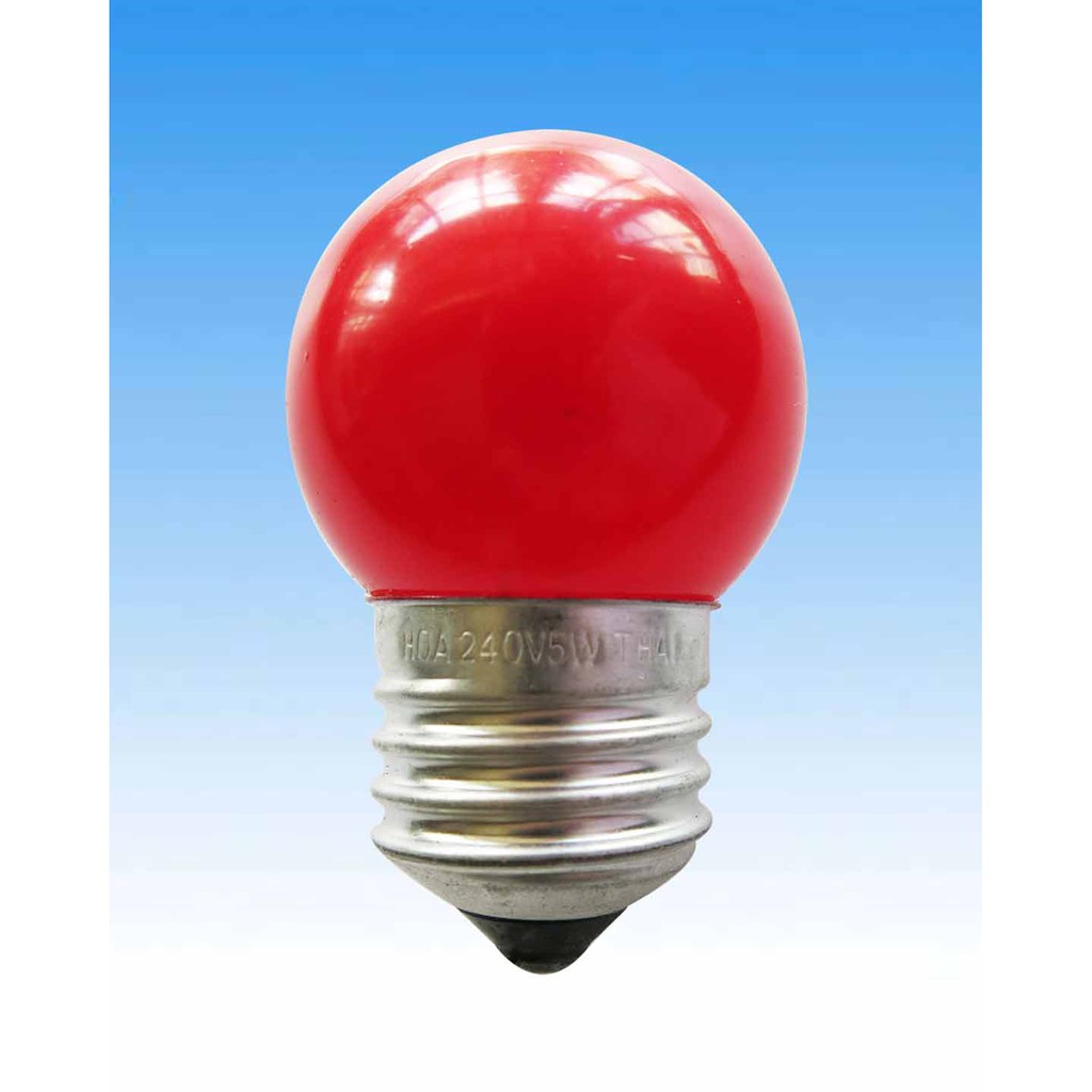 Bóng đèn led ánh sáng đỏ thắp trang trí, thắp ban thờ, điện thờ...