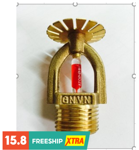 Đầu phun chữa cháy hướng xuống đồng 68°c zstx -15 gnvn