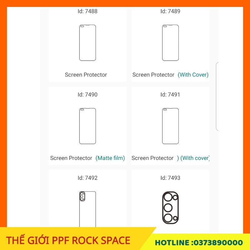 Dán màn hình ppf oppo reno4 rock space