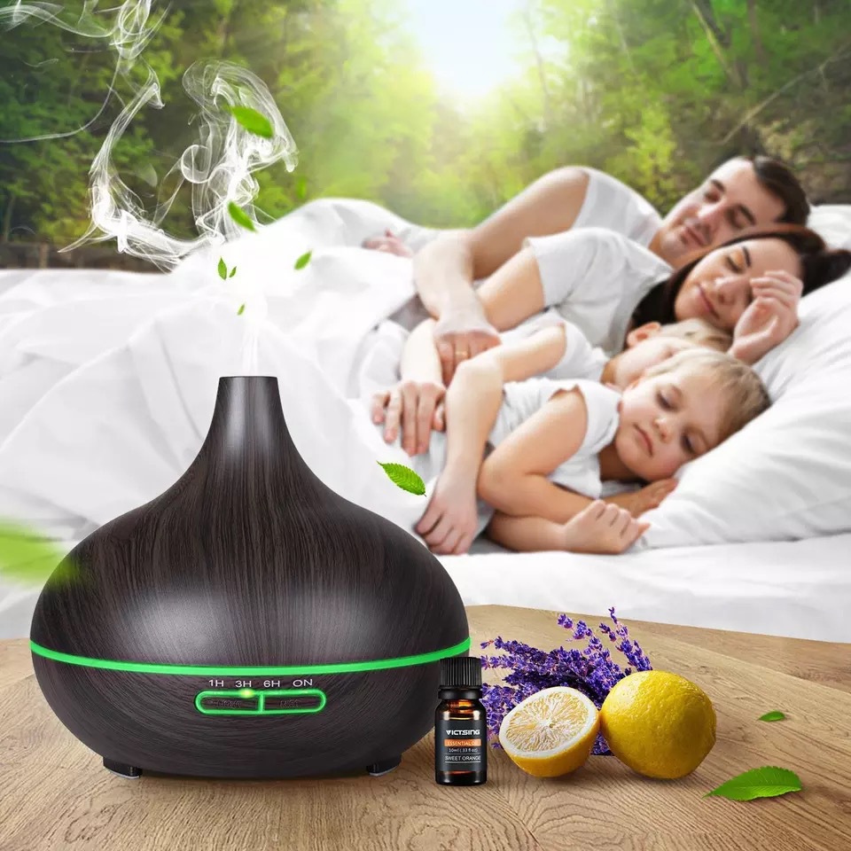 Máy xông tinh dầu siêu âm cao cấp AROMA