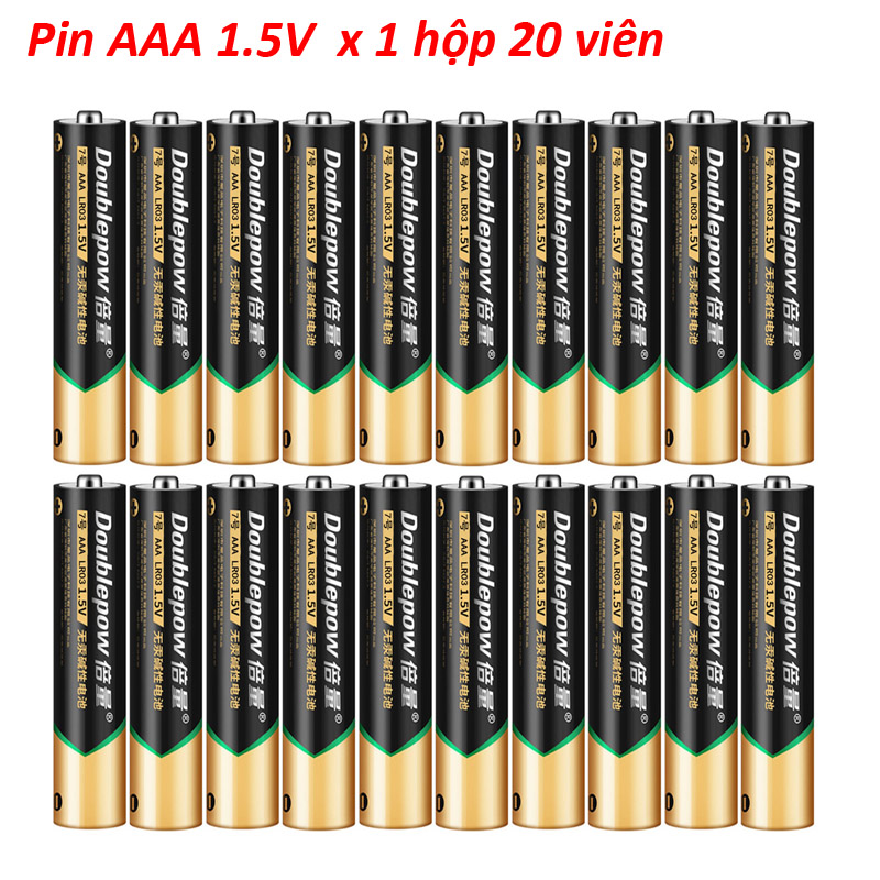 Hộp 20 viên Pin AAA Doublepow alkaline LR03GD2B chính hãng