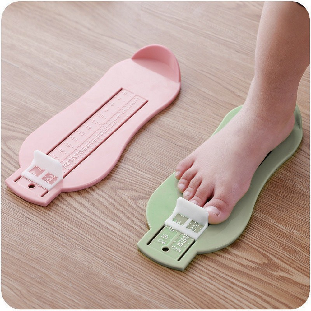 Thước đo chiều dài bàn chân, kích cỡ giày dép