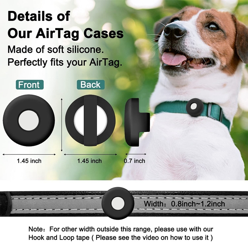 Dog Collar Holder, Anti-Lost for Air Tag Protective Case, GPS Tracker Case  Compatible for Apple AirTag, for Cat Dog - Thiết bị định vị GPS |  ThuCungMall.com
