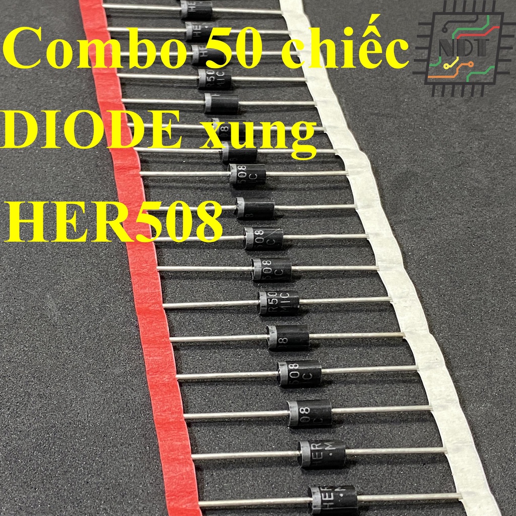Combo 50 chiếc diode xung her508