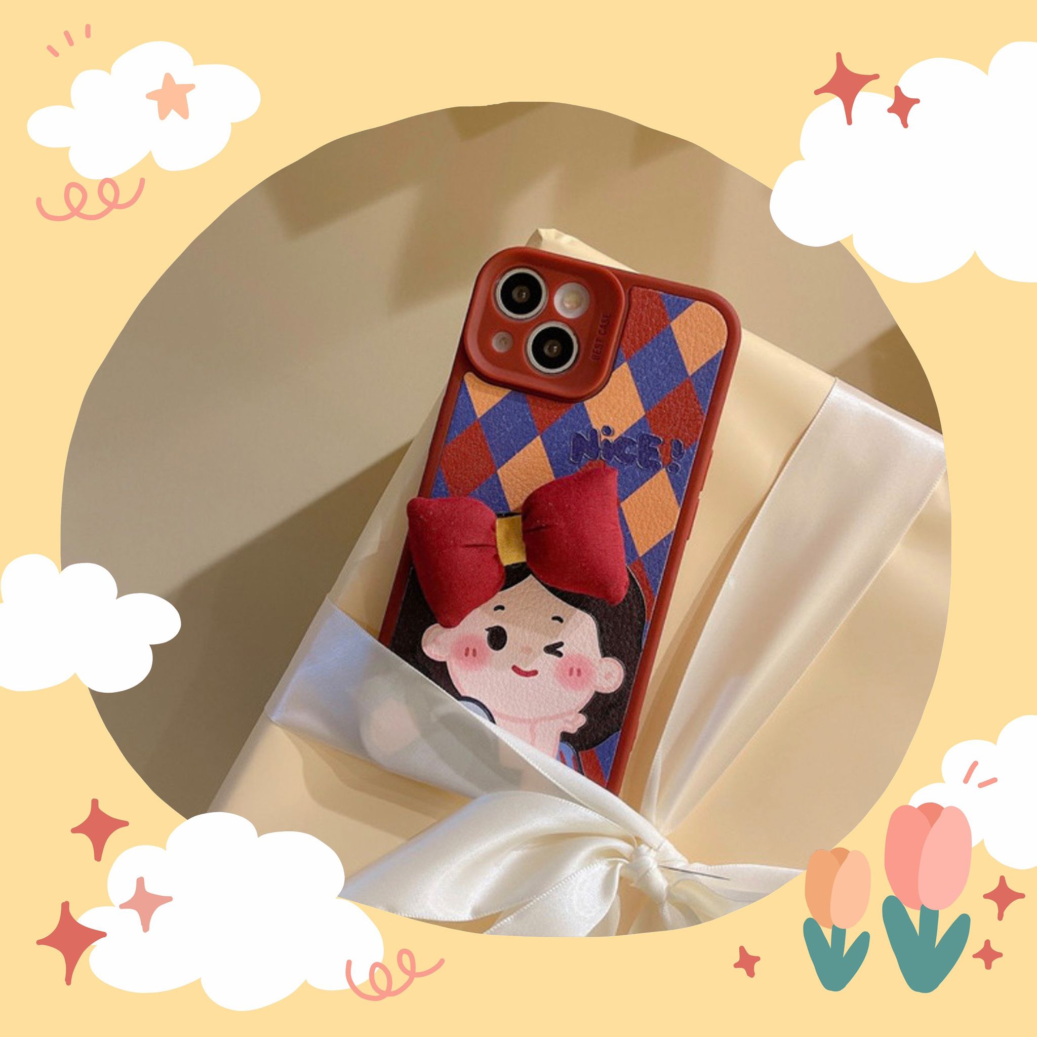 Ốp iphone full viền Bạch tuyết