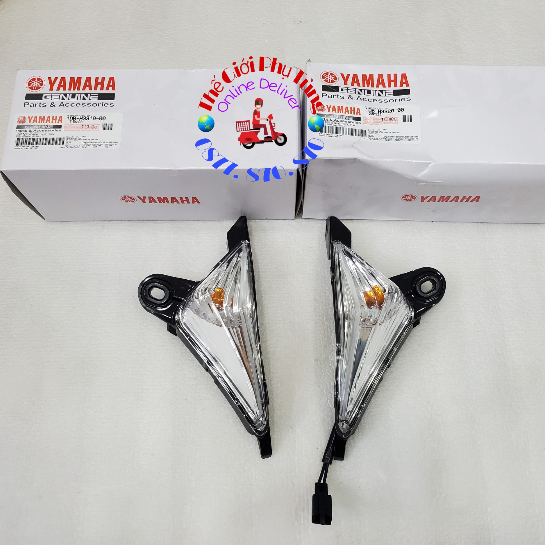 Đèn xi nhan trước Nouvo 5 Yamaha zin VN - 1DB-H3310-00/ 1DB-H3320