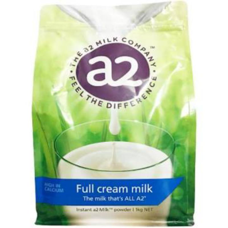 Sữa bột A2 nguyên kem tách béo bịch 1 kg