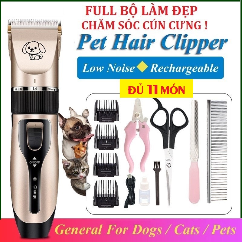 [SƯU TẬP VOUCHER 15K] Tăng đơ, tông đơ cắt lông chó kemei 809A , tông đơ cắt tóc thú cưng chuyên nghiệp không dây cao cấp,đèn led hiển thị dung lượng pin