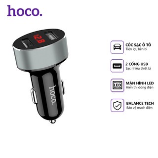 Tẩu sạc đa năng 2 cổng h0c0 z26 chính hãng
