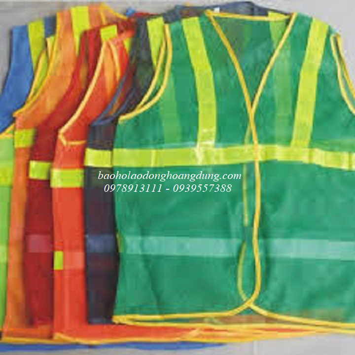 Áo lưới phản quang công trường. áo phản quang công nhân . áo lưới