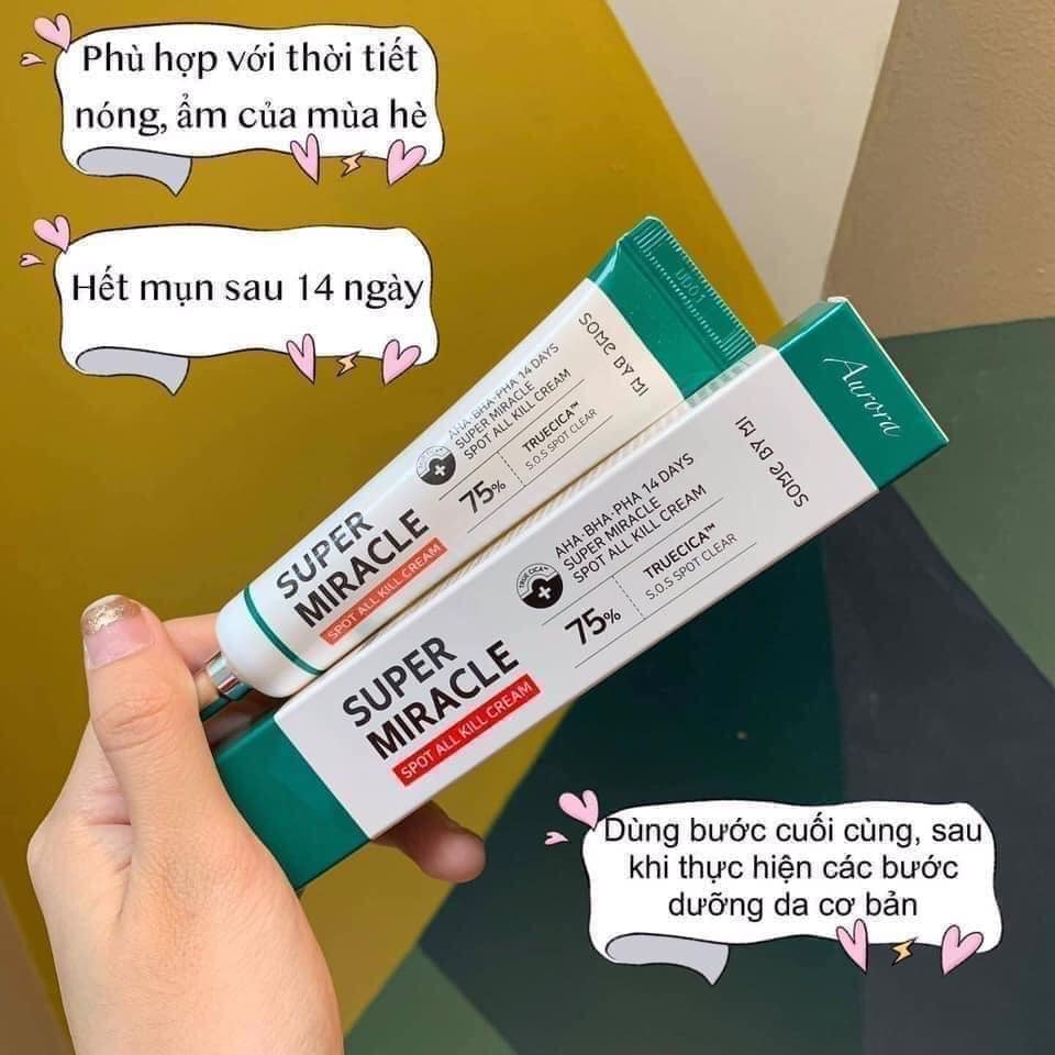 Kem chấm mụn Some by mi 14 Days Super miracle all kill creamA
