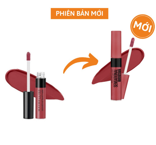 Son Kem Lì Nhẹ Môi Maybelline New York Sensational Liquid Matte 7ml