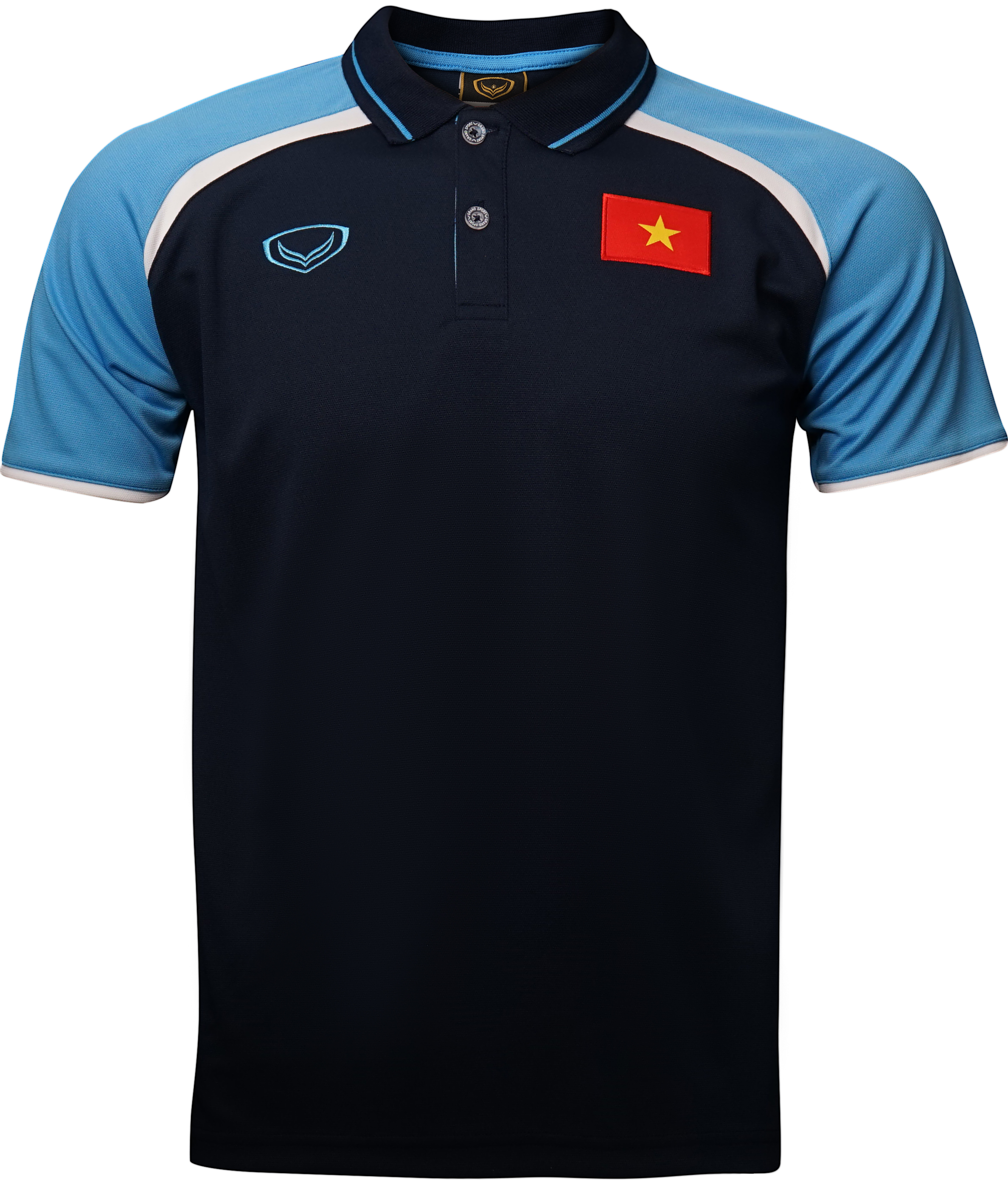 Polo Di Chuyển Đội tuyển Việt Nam 2020 Grand Sport Xanh Navy