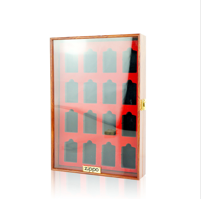 Hộp đựng bật lửa Zippo bằng gỗ 16 cái