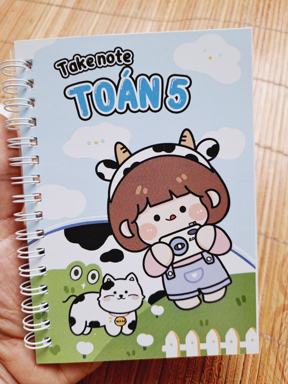 Toán 5 sổ tay takenote bản a6