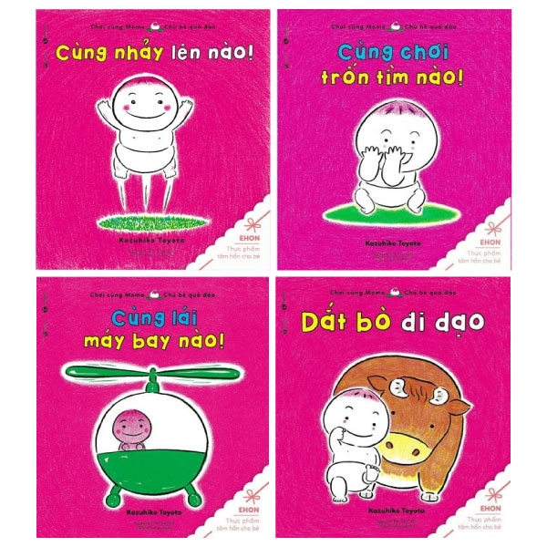 Fahasa - combo sách hay ehon - chơi cùng momo - chú bé quả đào