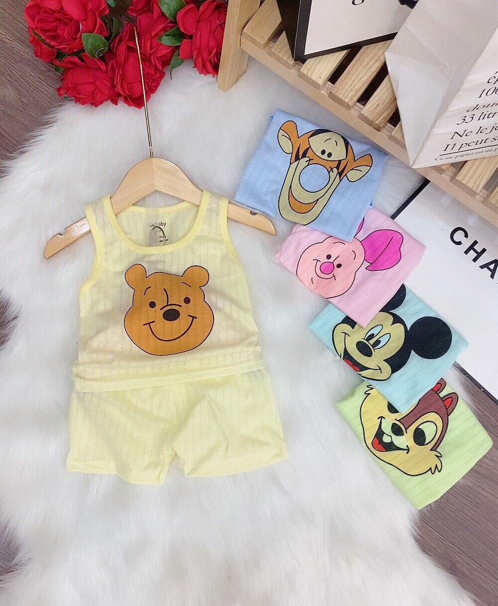 Bộ thun cotton cho bé