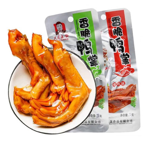 Chân vịt cay siêu hot - ăn vặt