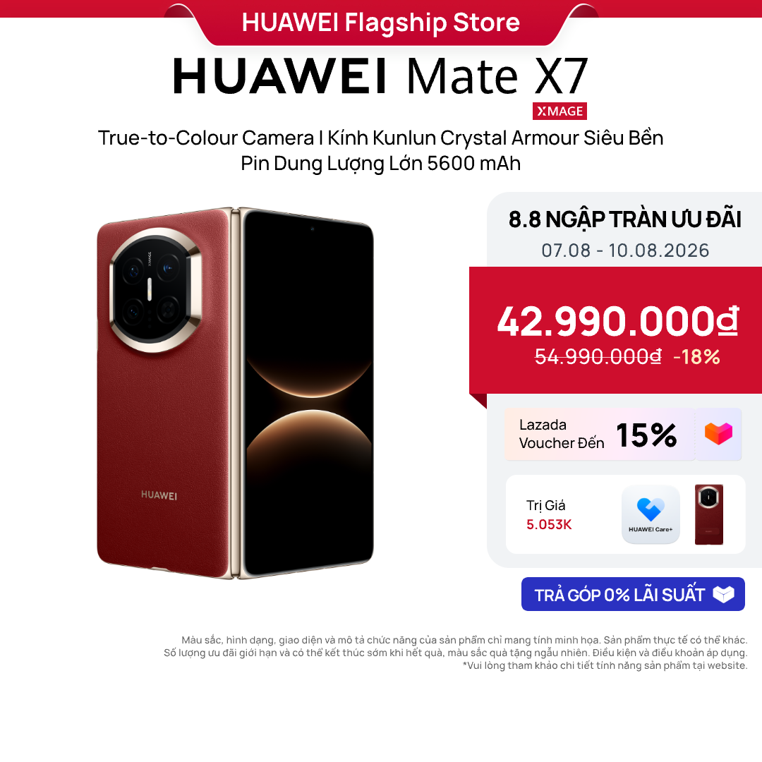 Huawei Mate X7 |   True-To-Color Camera |   Kunlun Crystal Armor Glass Is Super Durable |   Large Capacity Battery 5600 Mah - 3