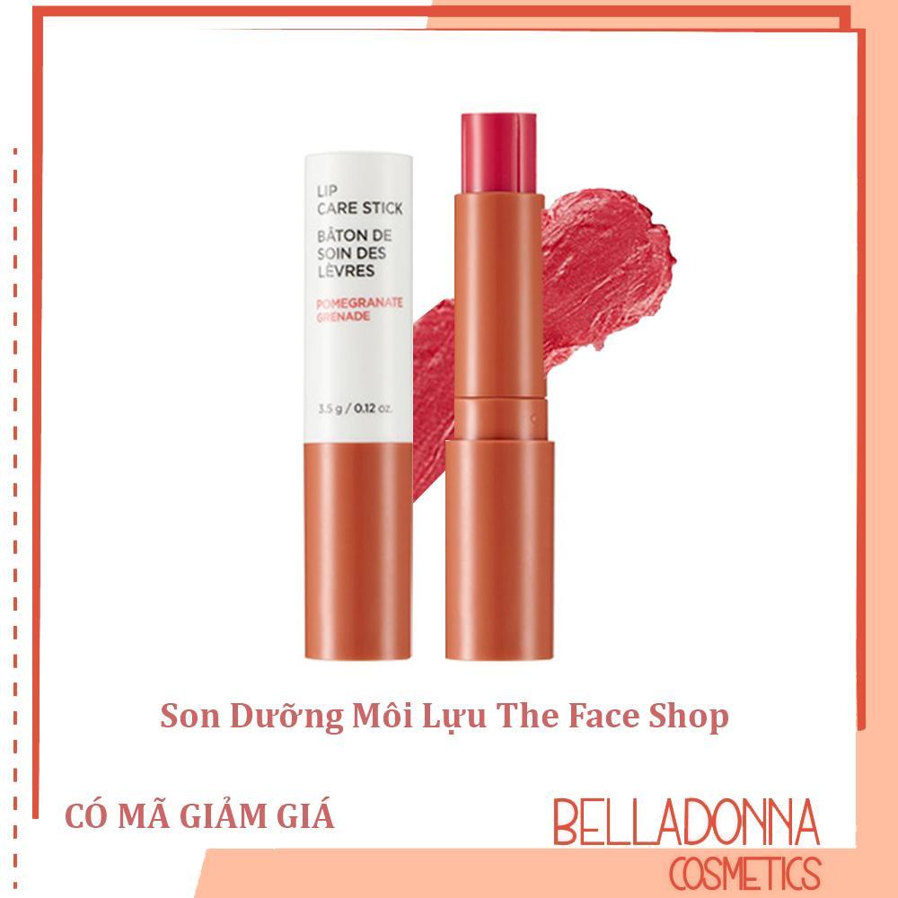 [HCM]Son Dưỡng Môi Lựu The Face Shop Lip Care Stick #03 Pomegranate
