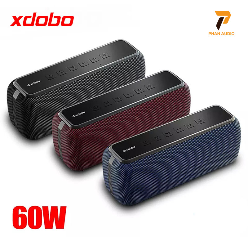 Loa xdobo x8ii chống nước siêu trầm 60w không dây bluetooth 5.0