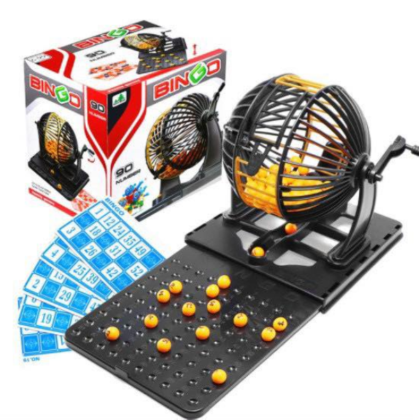 Bộ đồ chơi lô tô bingo machine yf397 cao cấp