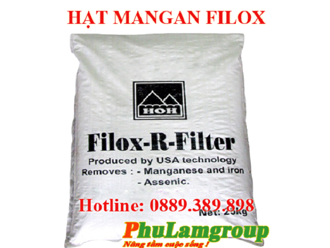 Combo Hạt lọc Mangan Filox gói 5kg